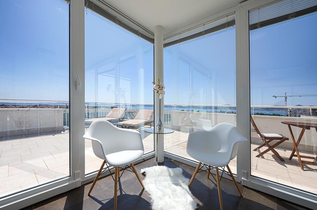 Sunset Penthouse Apartment With Jacuzzi And Seaview Zadar Eksteriør bilde