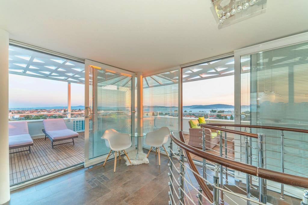Sunset Penthouse Apartment With Jacuzzi And Seaview Zadar Eksteriør bilde