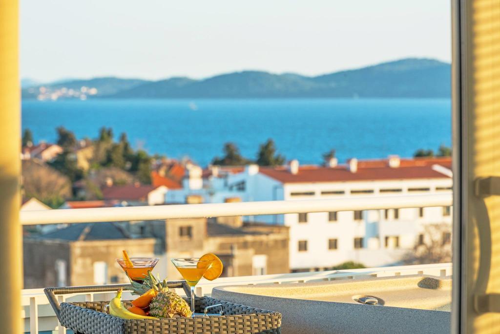 Sunset Penthouse Apartment With Jacuzzi And Seaview Zadar Eksteriør bilde