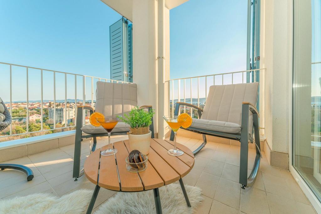 Sunset Penthouse Apartment With Jacuzzi And Seaview Zadar Eksteriør bilde